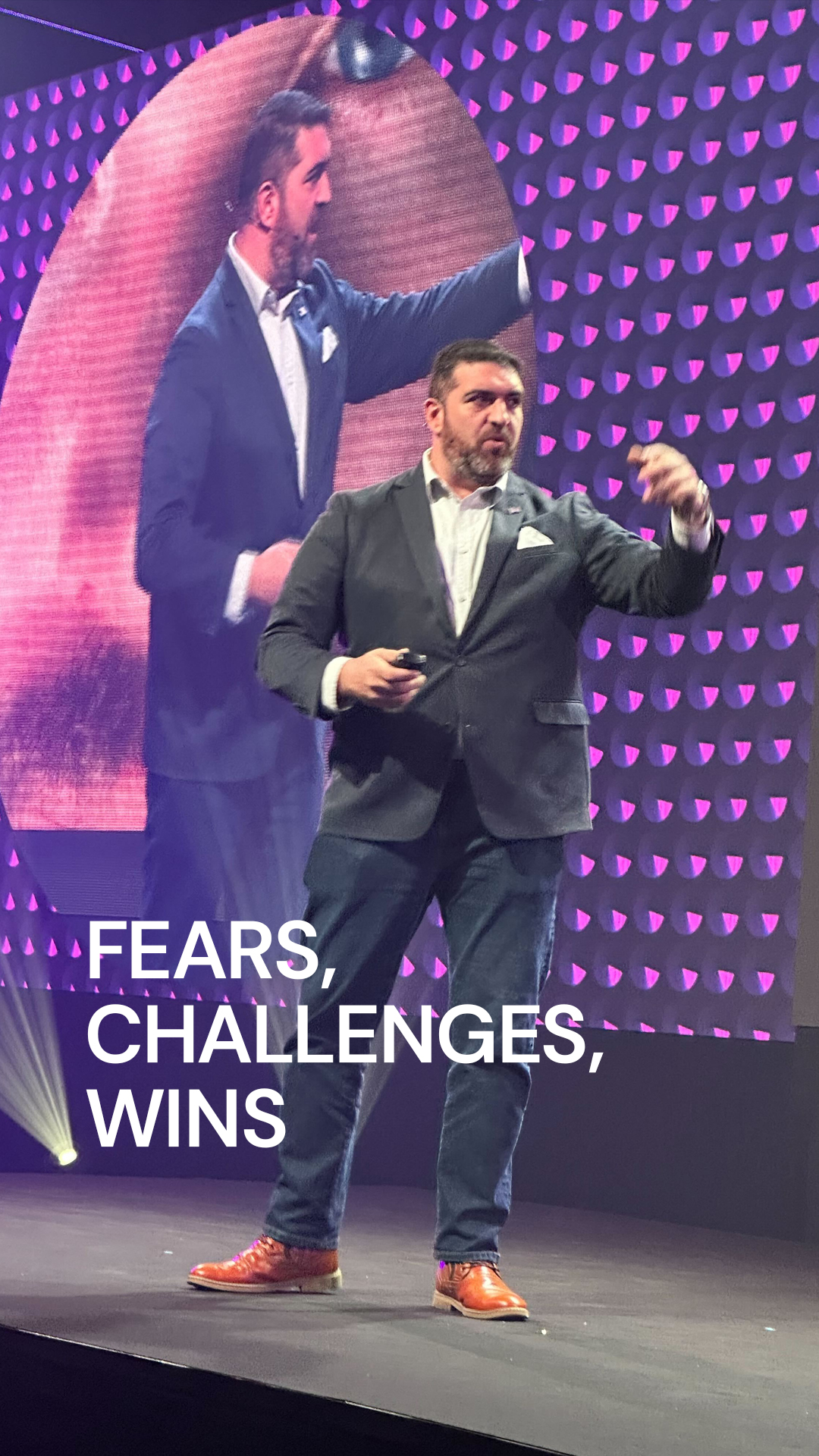 Rob Petrosino discussing the fears, challenges and wins of AI adoption