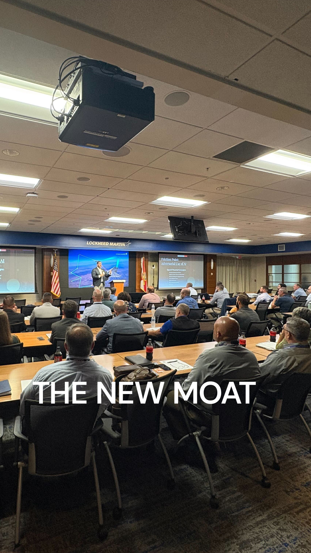 Rob Petrosino explaining the new competitive moat in AI